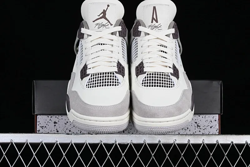 All categories Air Jordan Jordan series basketball shoes Air Jordan 4 pure original A Ma Maniere x Air Jordan 4 Retro "Phantom" AJ4 Joe 4 joint phantom gray FZ4810-001